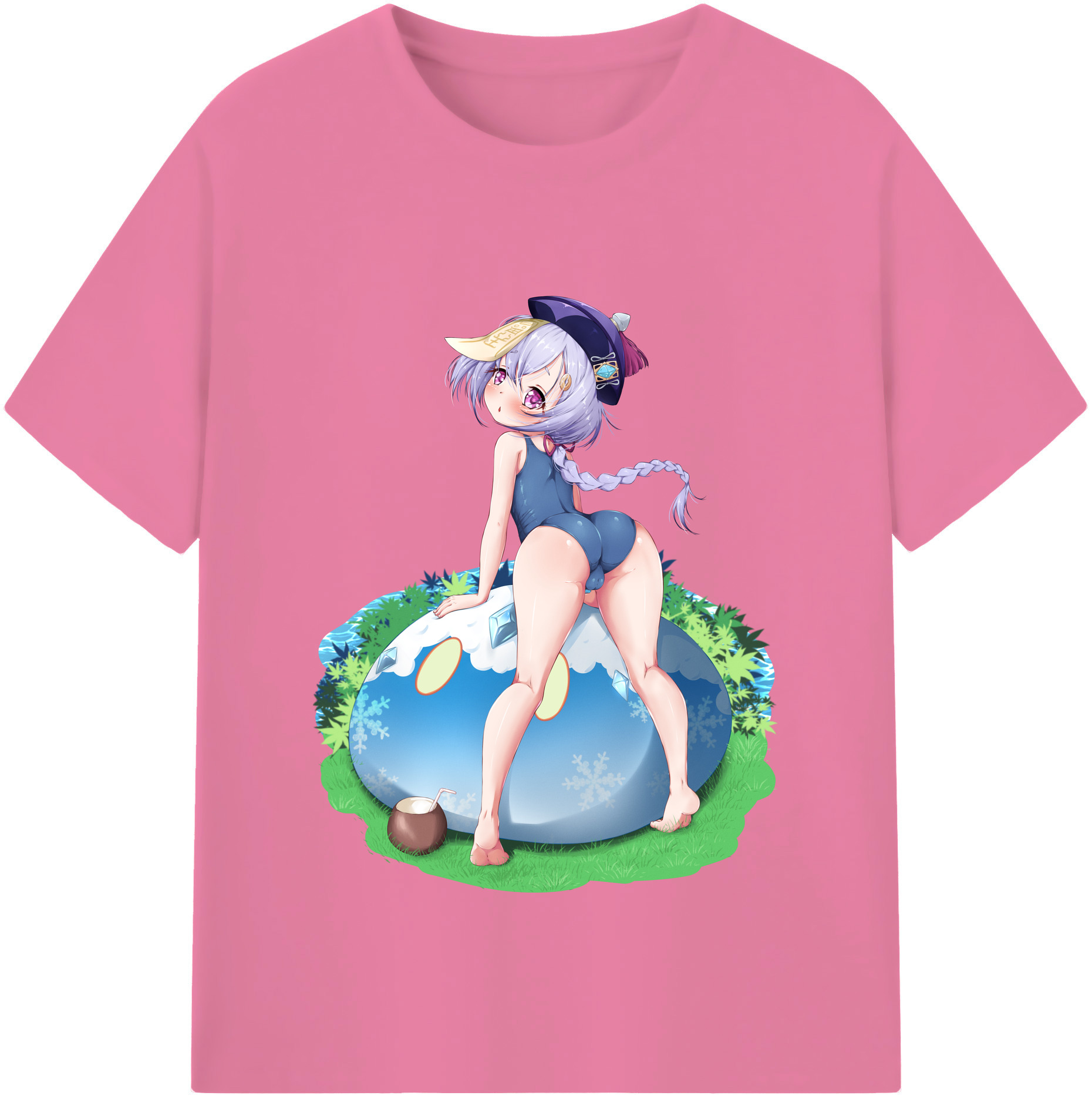 げんし神 七七 なな  genshin Nana 綿100％半袖Tシャツ（フロントプリント）